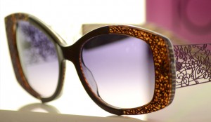 Polfilterbrille lila